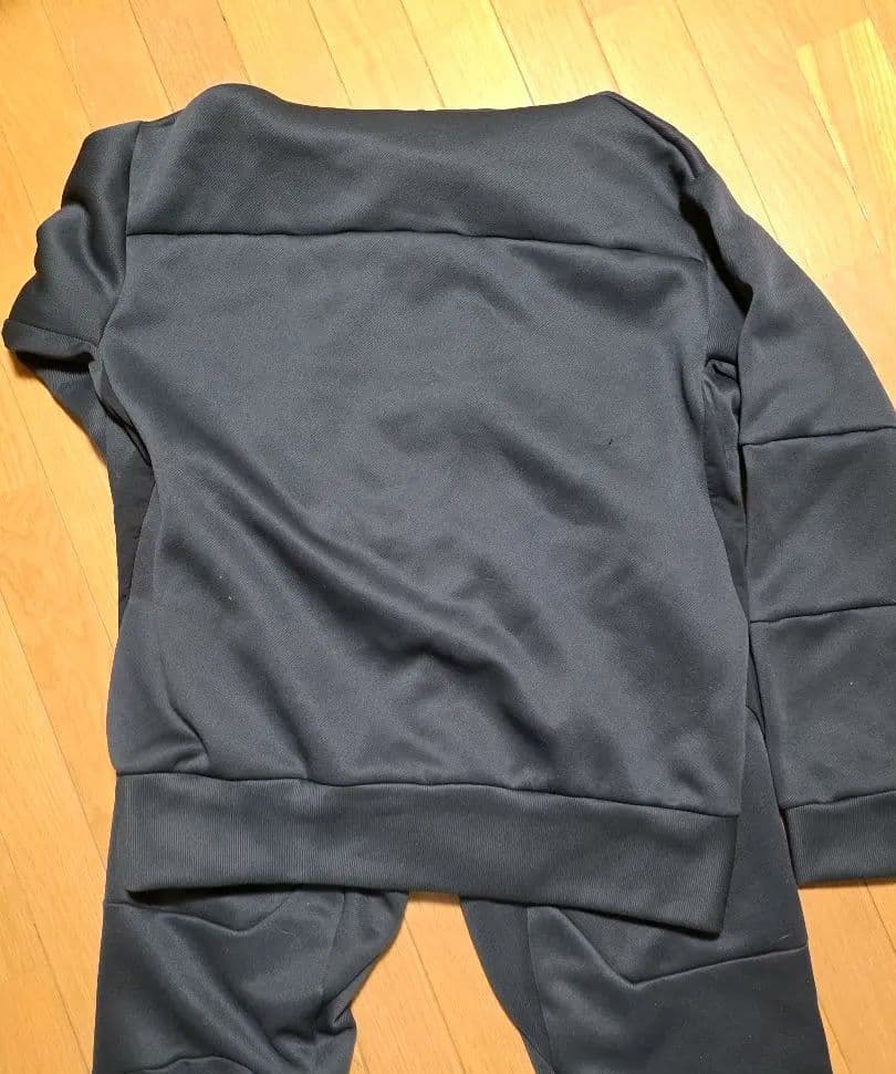 ATHLETA スウェットパーカー＆スウェットパンツ O 黒 上下セット