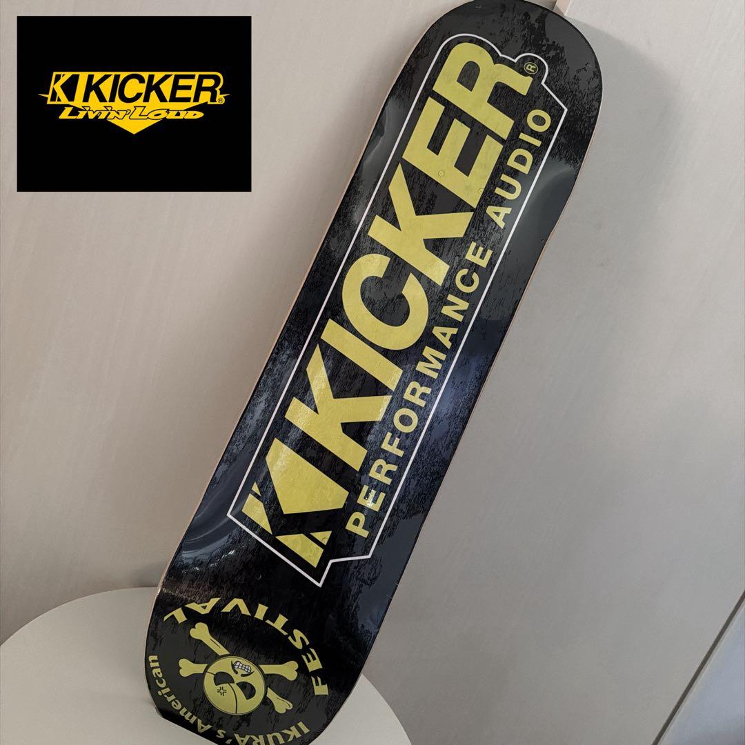 【非売品】KICKER スケートボードデッキ 8インチ 未使用