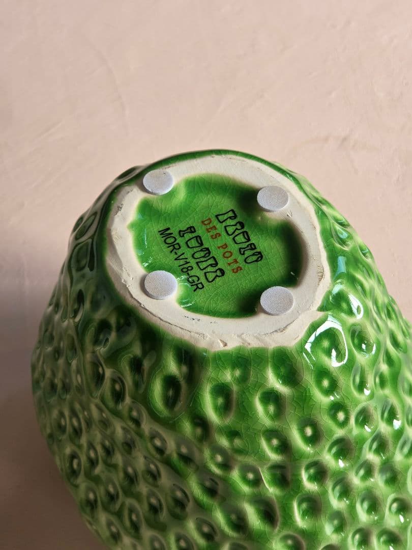 正規品 DESPOTS ストロベリー V18 フラワーベース　グリーン