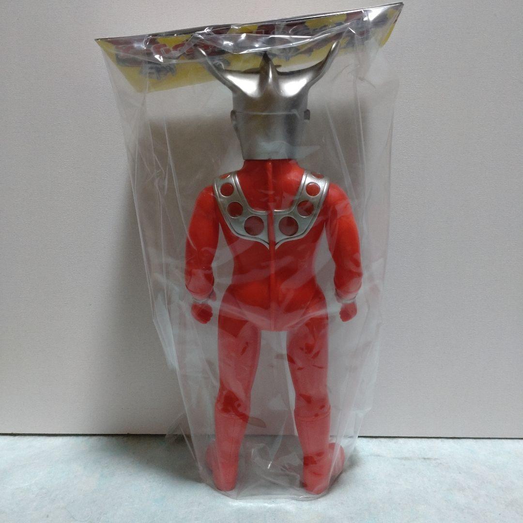 新品未開封ブルマァク大ウルトラマンレオ色ガンメタ大きさ約27,5cmソフビ