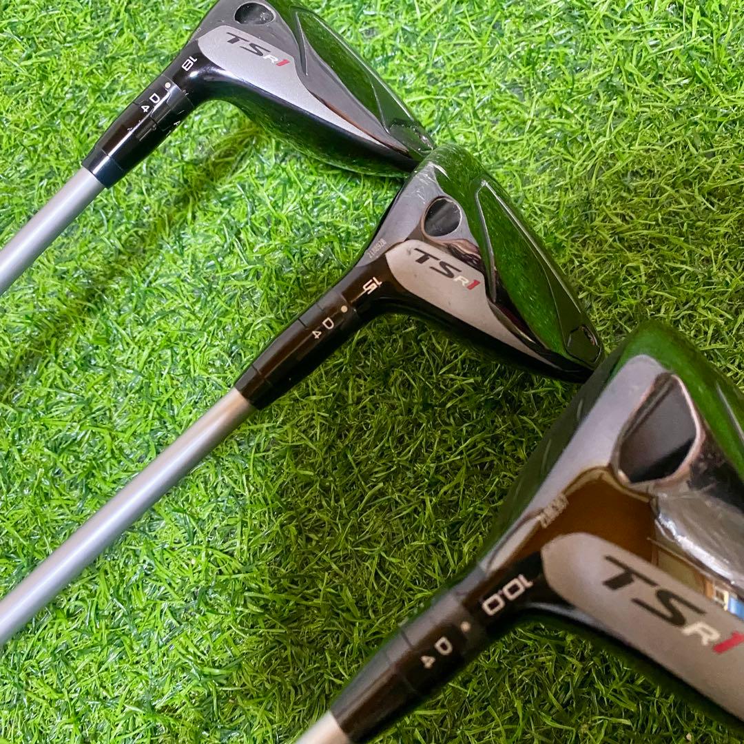 タイトリストTSR1 ドライバー 3W 5W 左 レフティ SR クラブセット
