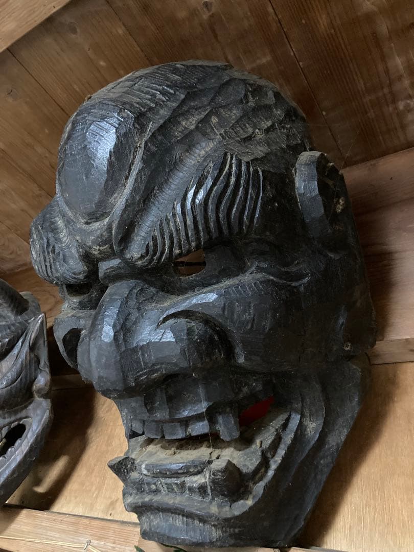 木彫面