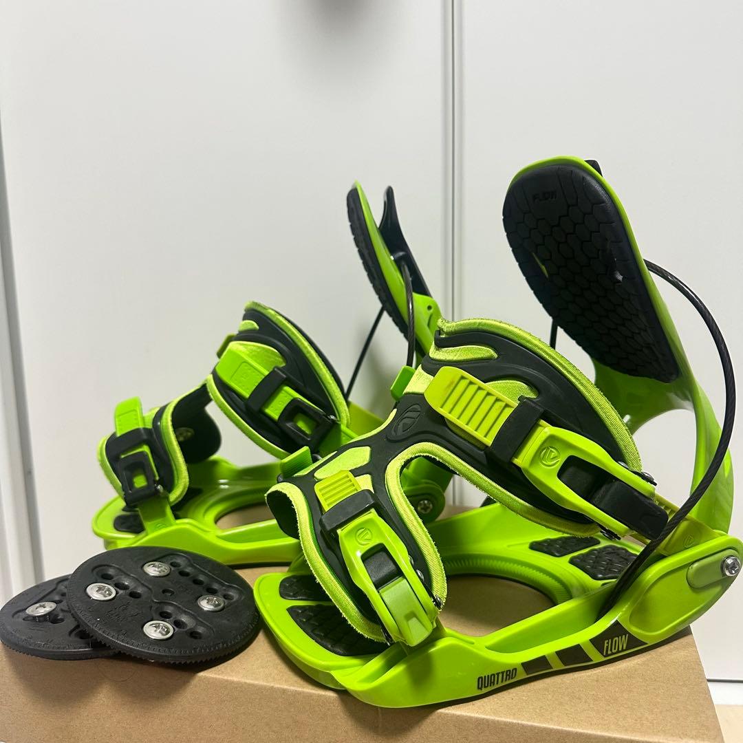 美品 Flow Quattro ビンディング サイズL スノーボード