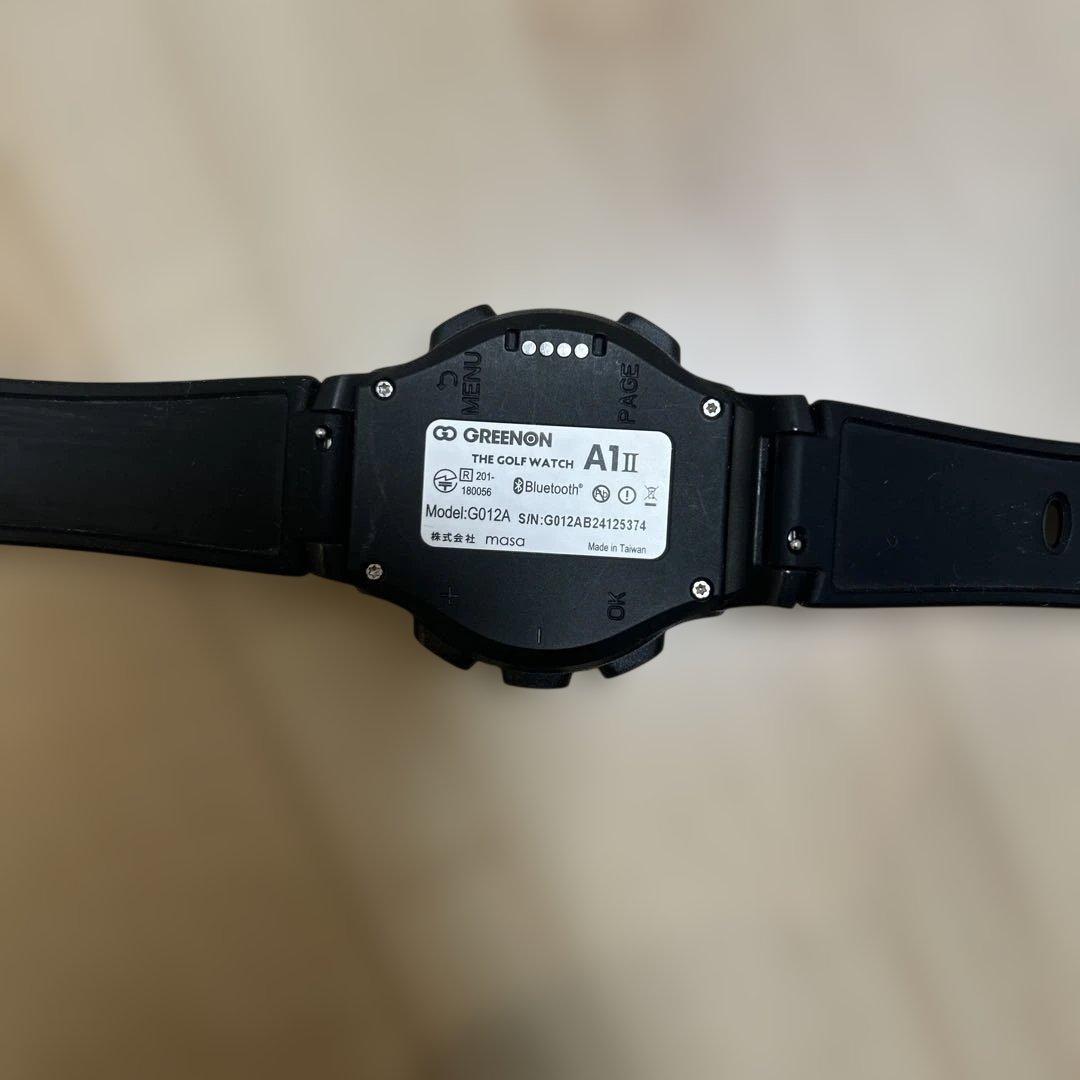 GREENON A1-II ゴルフナビ GPS ゴルフウォッチ 充電ケーブル付き