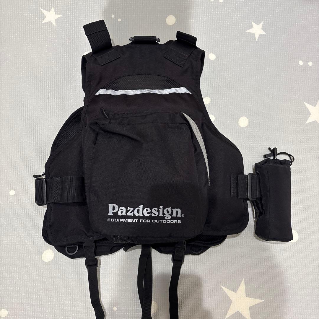 Pazdesign フィッシングベスト 黒