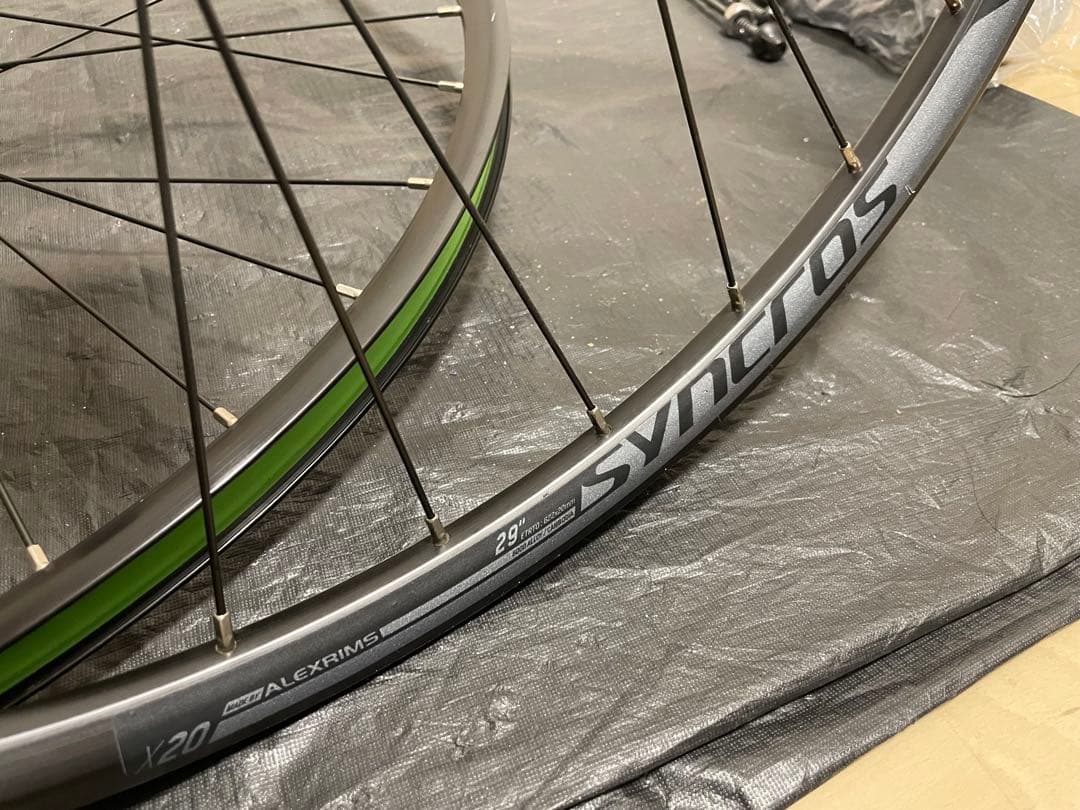 【美品】Syncros 29インチ MTBホイールセット タイヤ・QR付