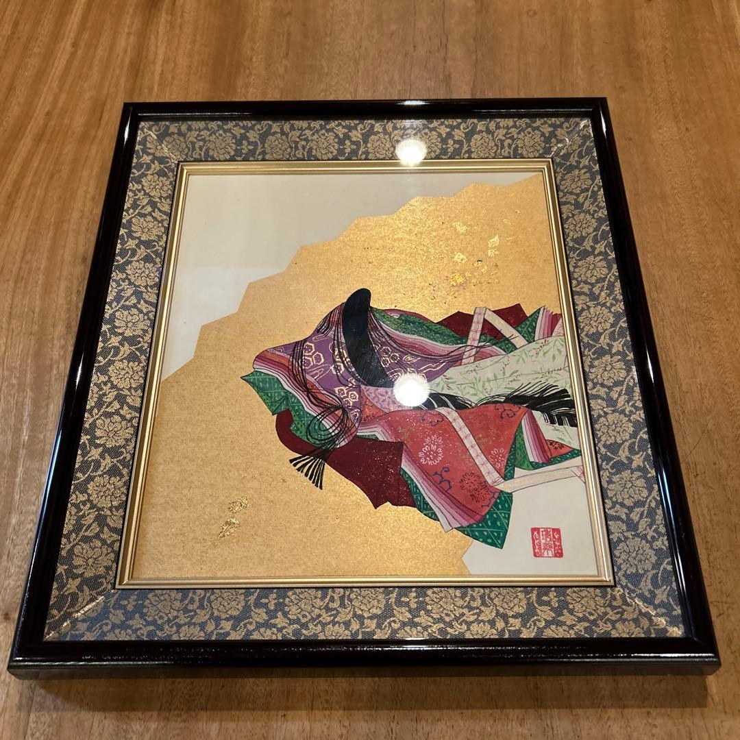 金箔使用 日本画 小野小町