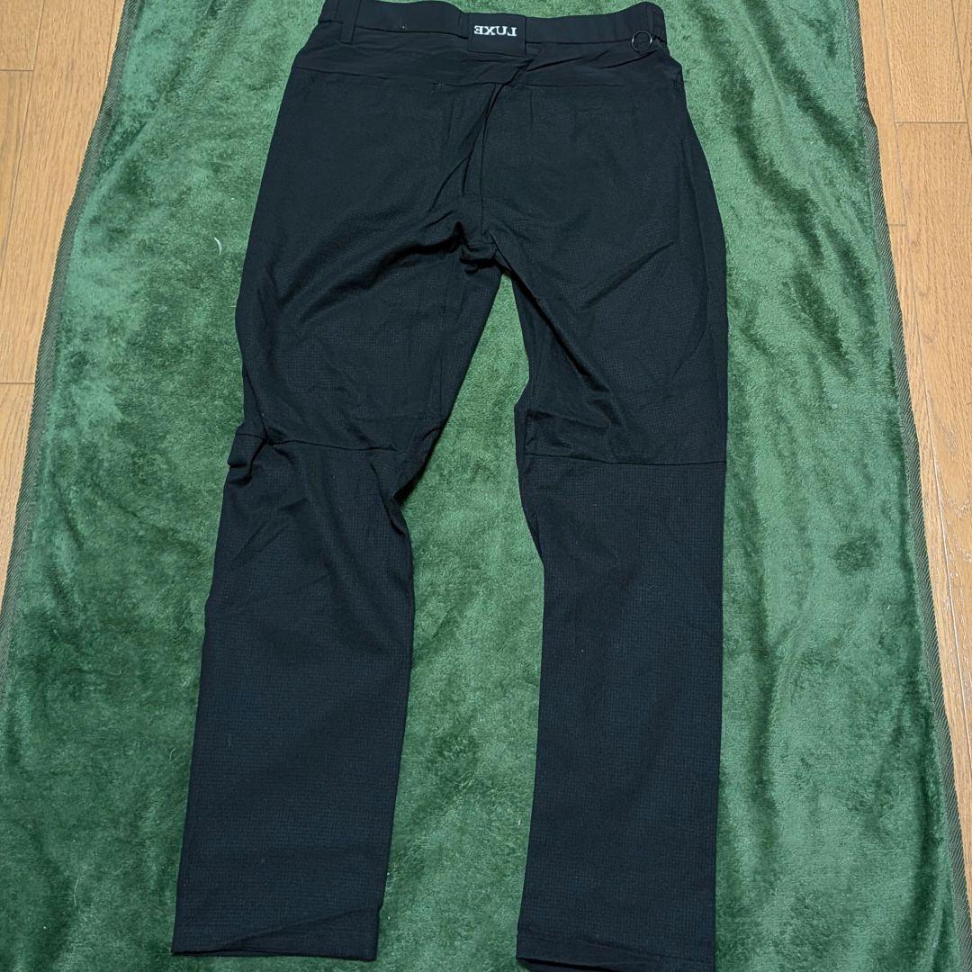 【新品】LUXEAKMPLUS サイドロゴナイロン パンツ Sサイズ