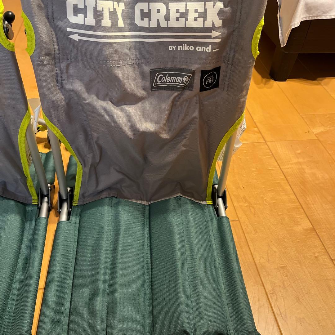 コールマン　ニコアンド　キャンプ　CITY CREEK グランドチェア