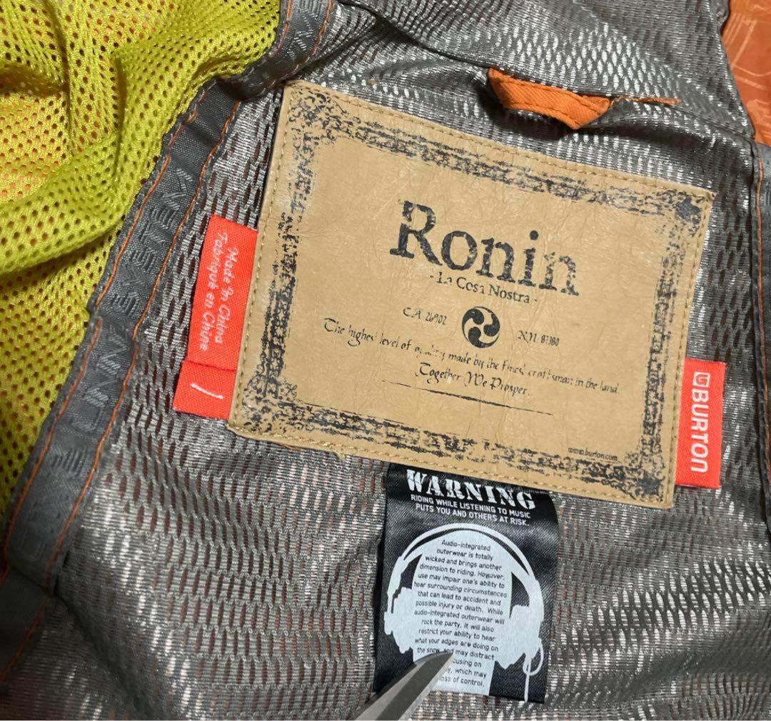 k*n様 Burton スノーボードウェア　robin オレンジ　オーバーサイズ
