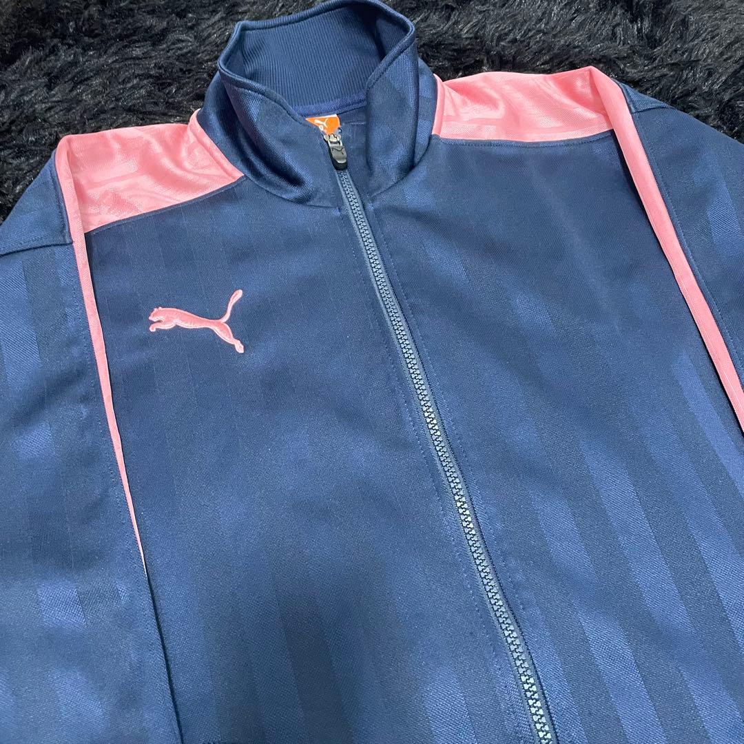 PUMA ジャージ上下セット SS 紺/ピンク