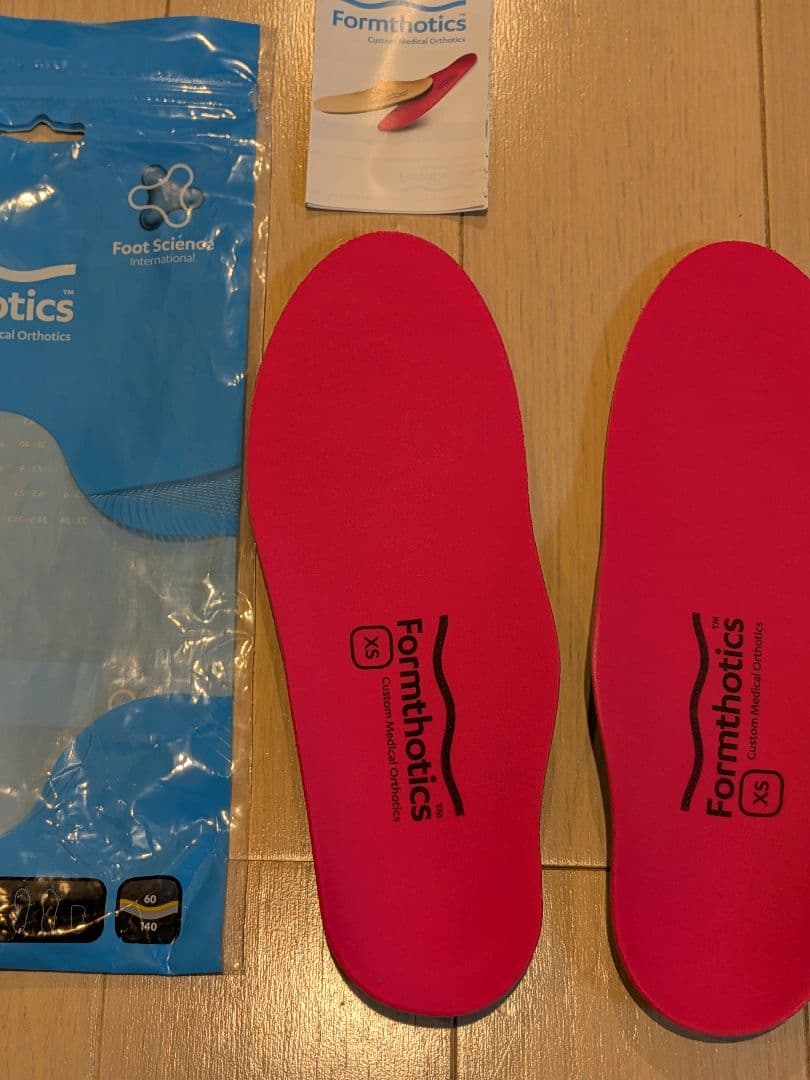 Formthotics インソール ピンクブルー　XSサイズ