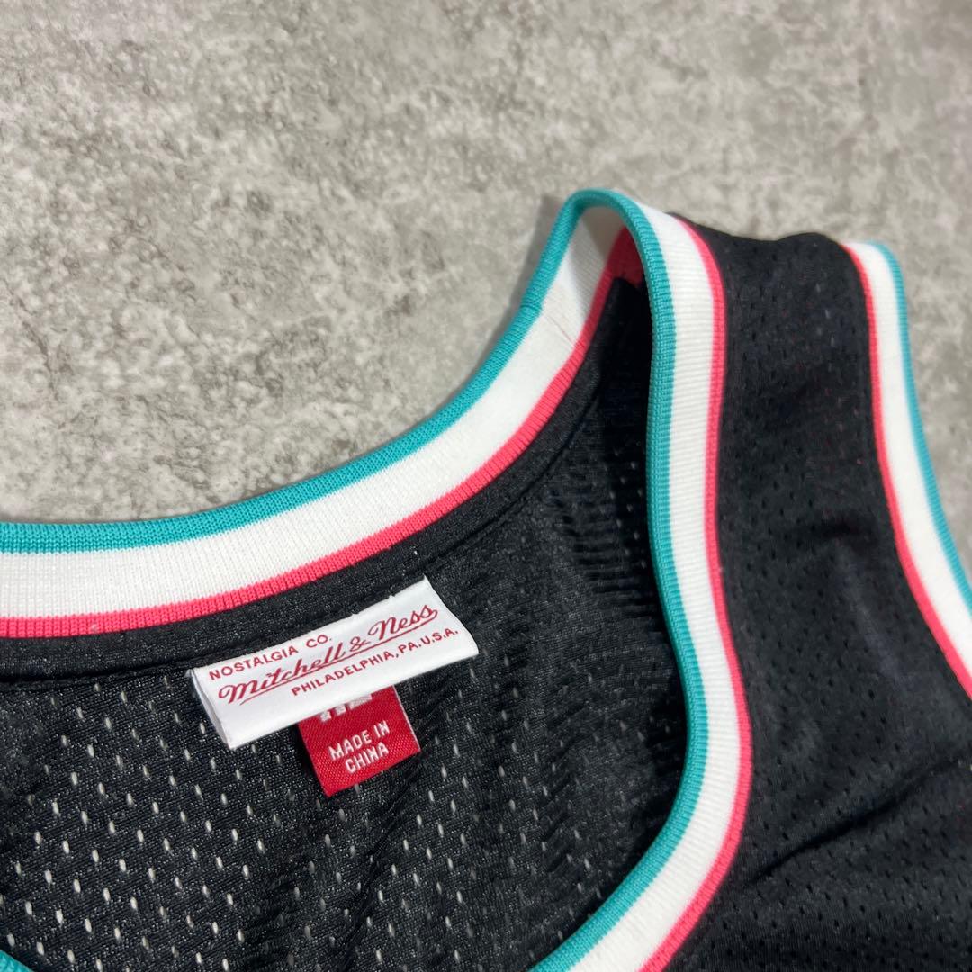 美品　Mitchell & Ness NBA SPURS ユニホーム　黒　XL