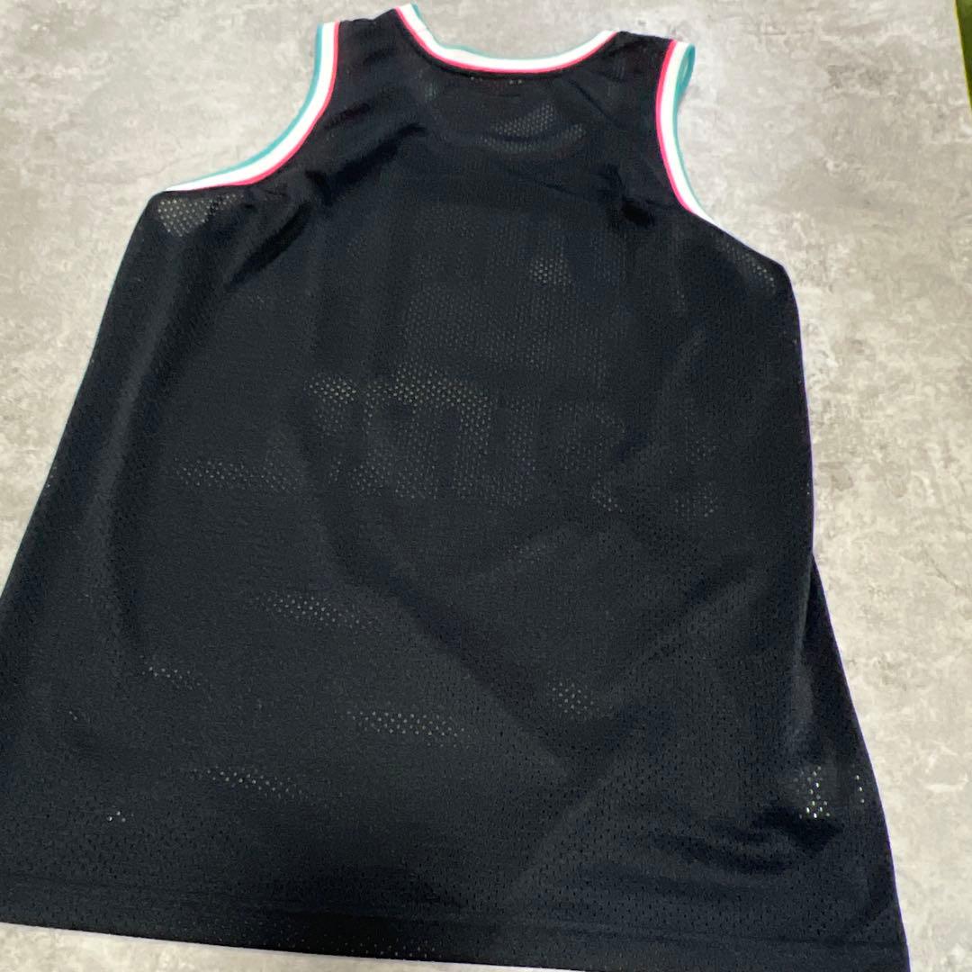 美品　Mitchell & Ness NBA SPURS ユニホーム　黒　XL