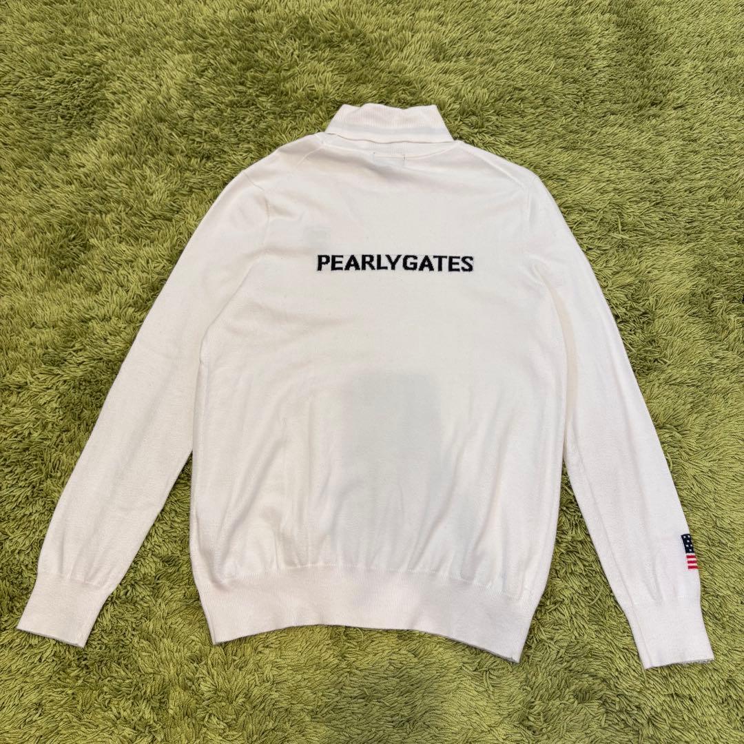 パーリーゲイツ PEARLYGATES ニットセーター ホワイト サイズ1 M