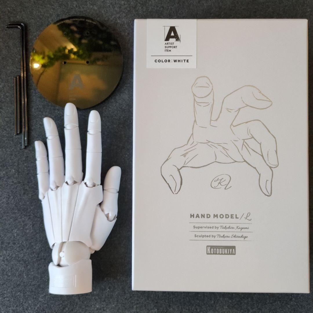 コトブキヤ ARTIST SUPPORT ITEM ハンドモデル L WHITE