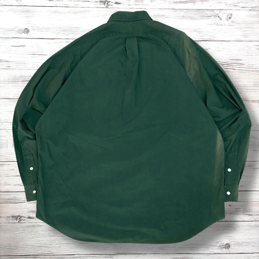 RALPHLAUREN GOLF 長袖シャツ 刺繍 グリーン XL 1789