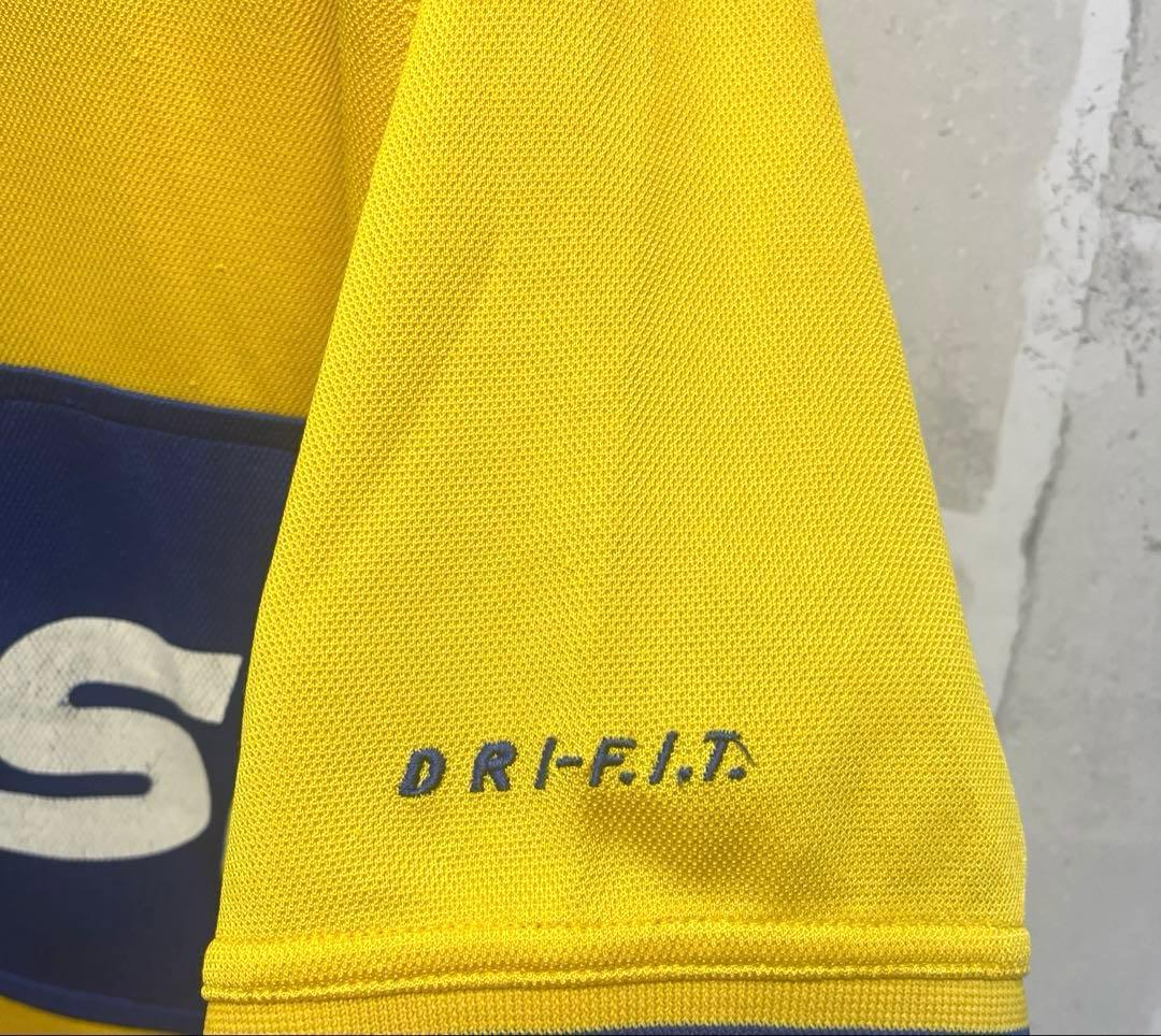 NIKE ボカジュニアーズ 02-03 ユニフォーム アウェイ 半袖 刺繍ロゴM
