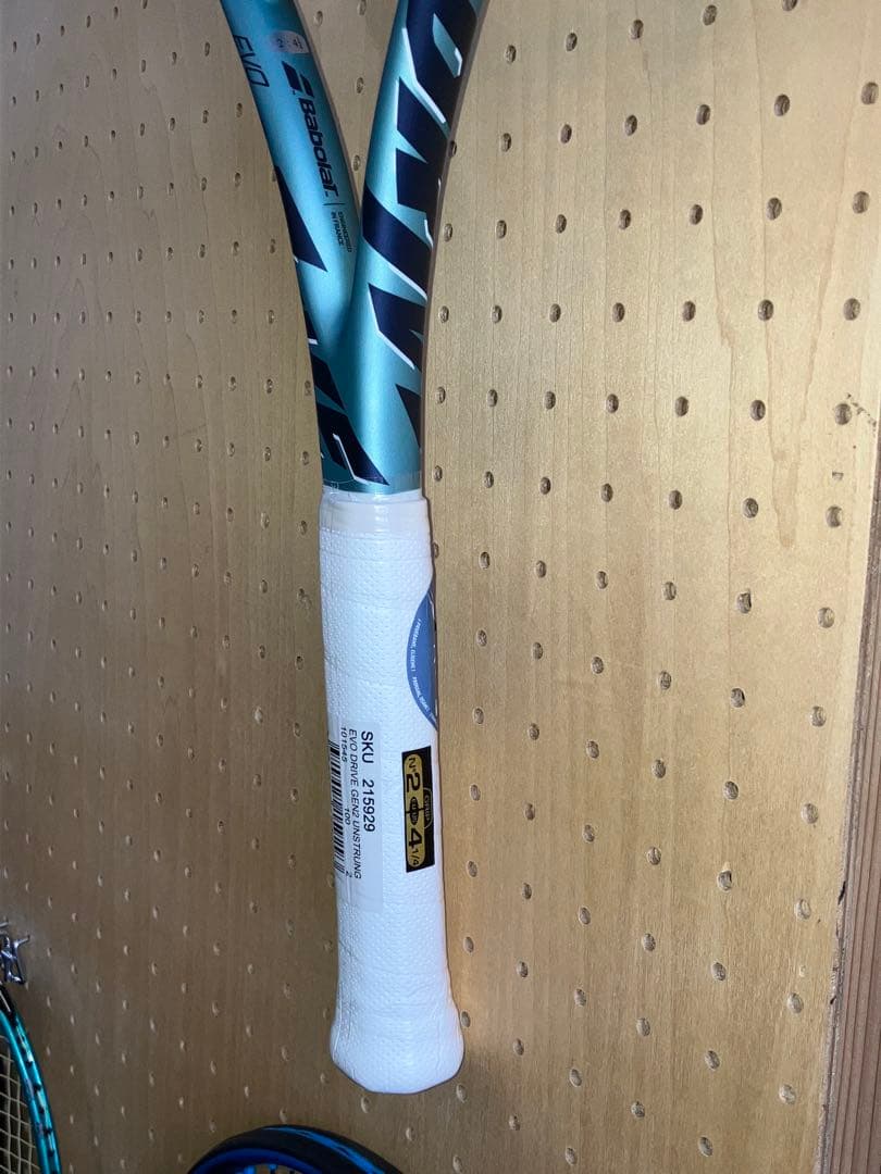 【新商品】BabolaT EVO DRAIVEガット張り付き