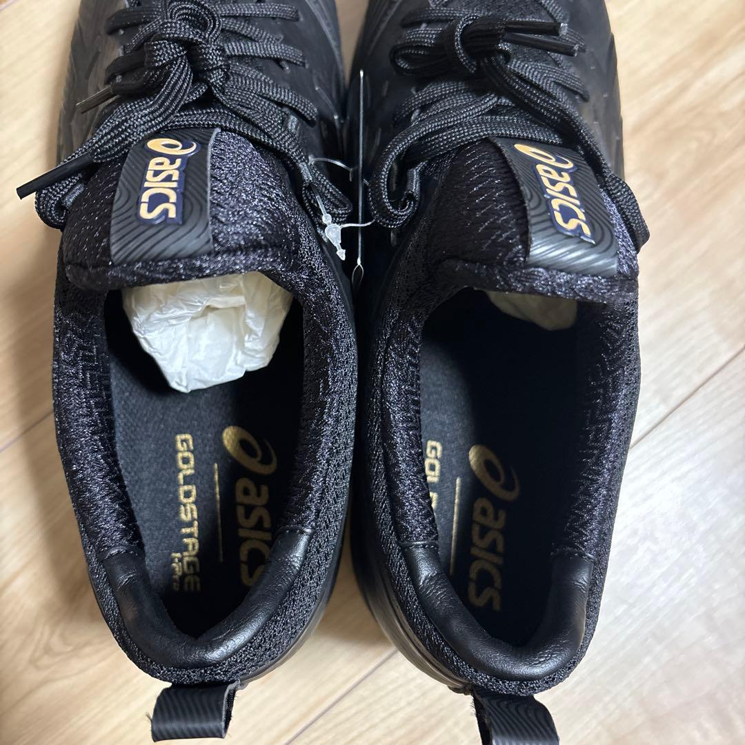 新品　アシックス　野球　スパイク　ゴールドステージ　プロ　ブラック　27.5