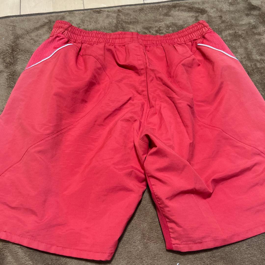Mizuno ハーフパンツレッドSシャカシャカ