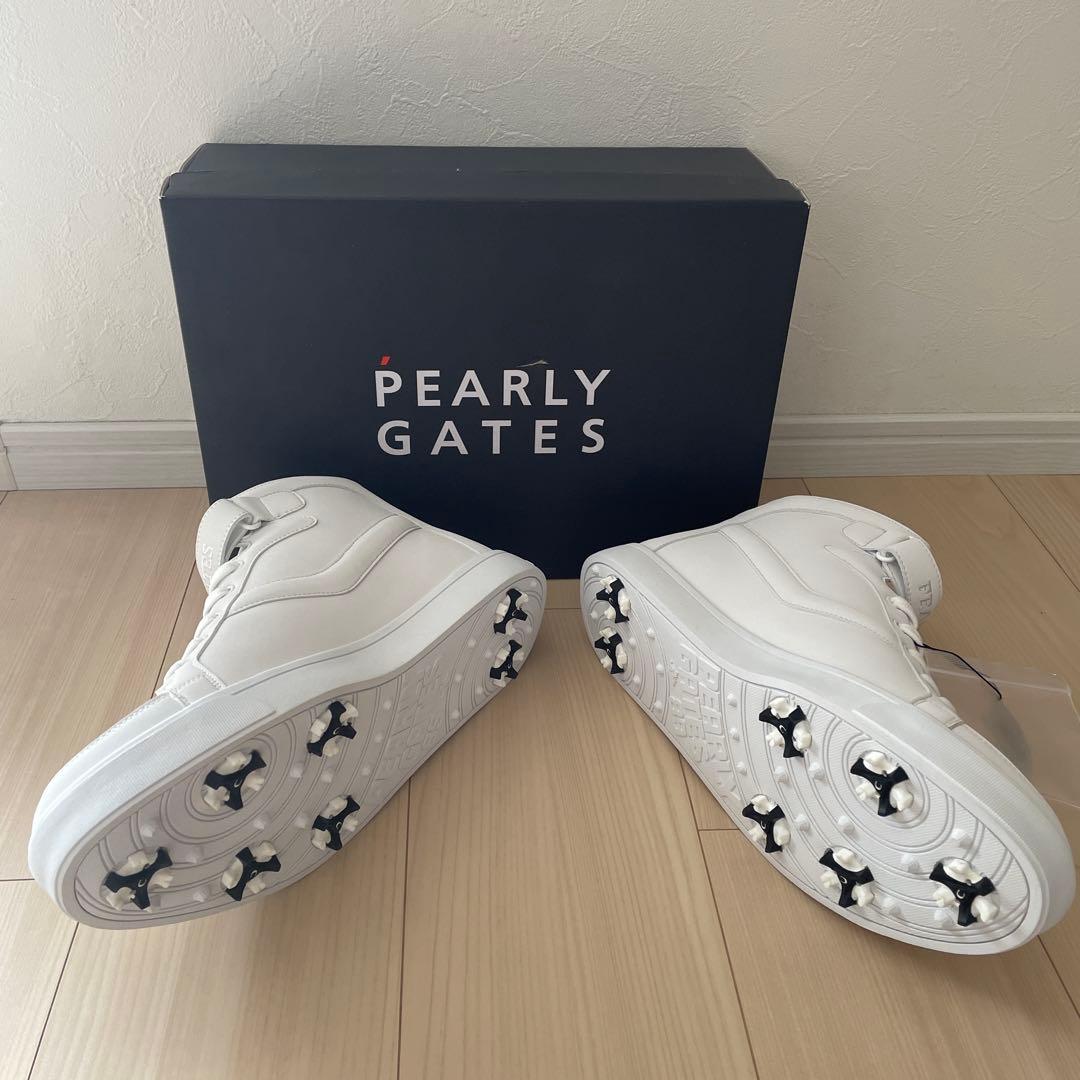 新品PEARLY GATES ゴルフシューズ 24cmホワイト 89