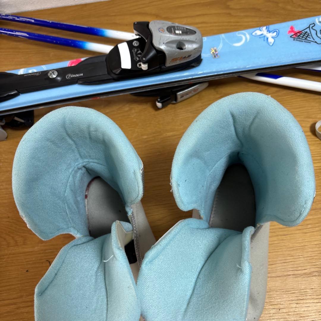ジュニアストック付スキーセット　head 117cm hart 23cm