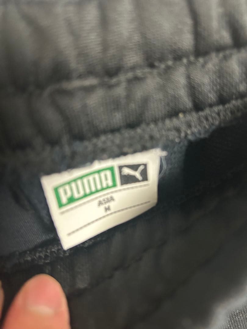 PUMA ジャージ上下セット ブラック/ホワイト　T7 Mサイズ