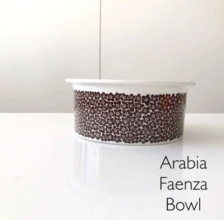 レア・美品★Arabia アラビア／Faenza ファエンツァ・Bowl 16㎝