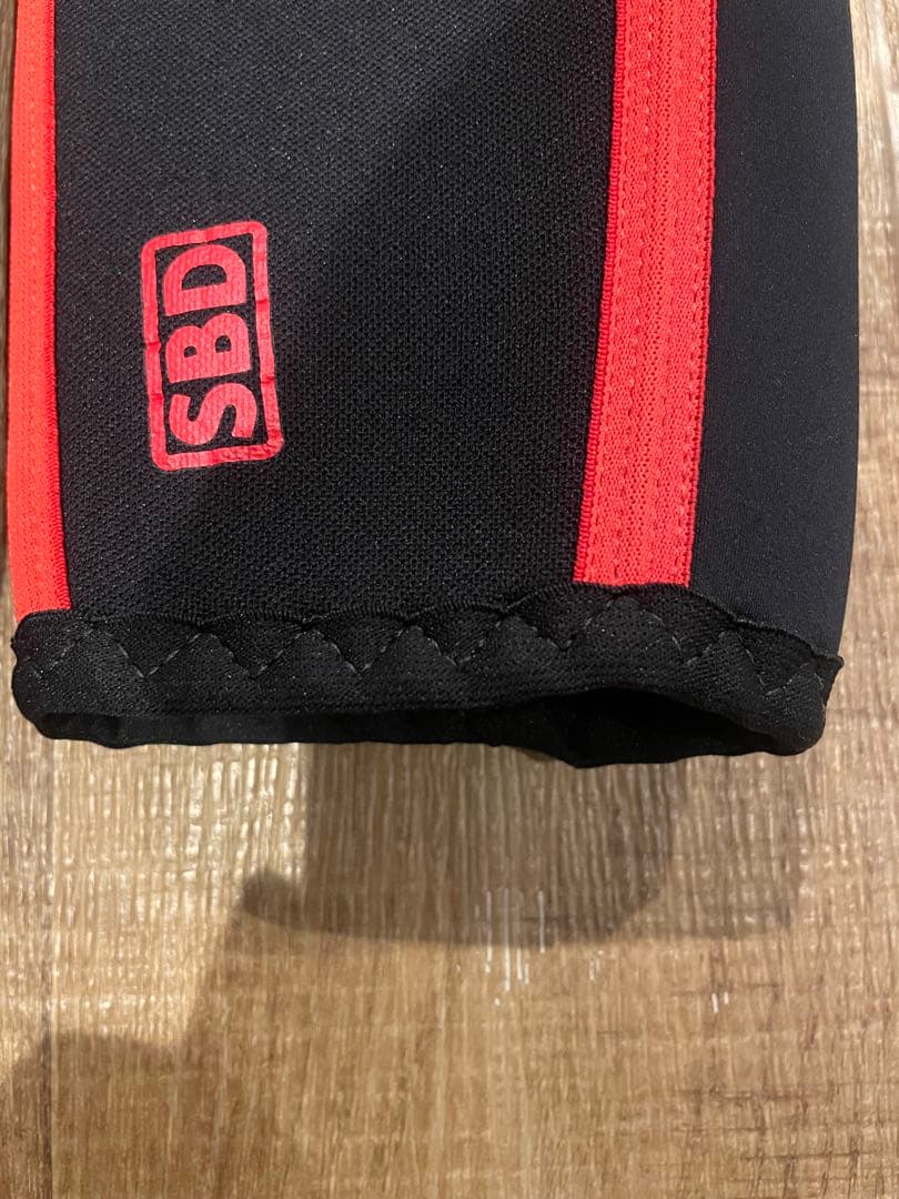 SBD エルボースリーブ Mサイズ ネイビー/レッド