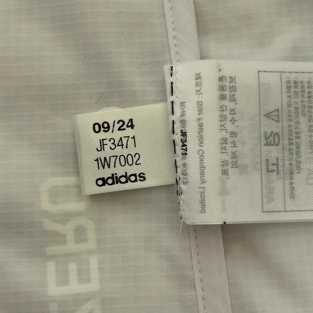 人気　adidas　アディダス　ランニングウェア　ナイロンジャケット　2XL
