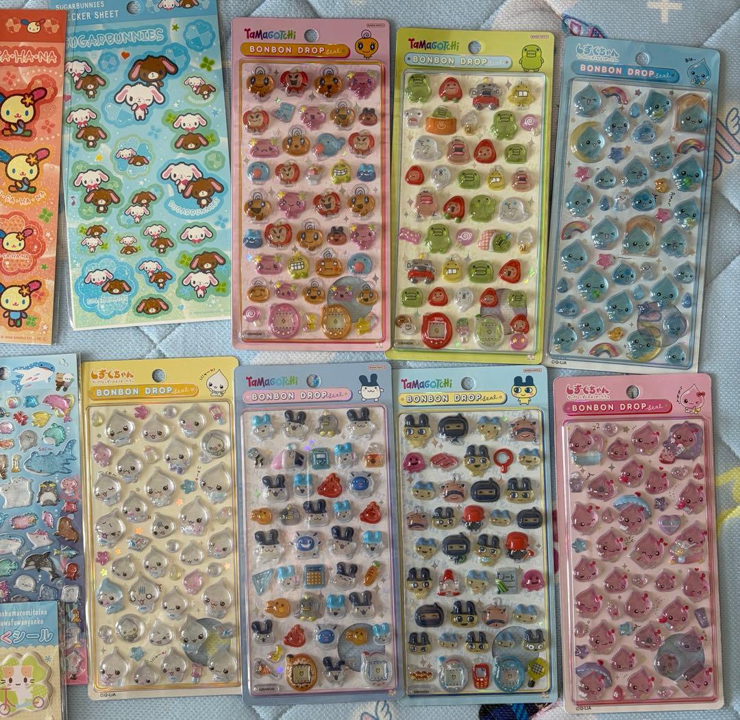 【全て正規品】クーリア ボンボンドロップシール たまごっち しずくちゃん コンプ
