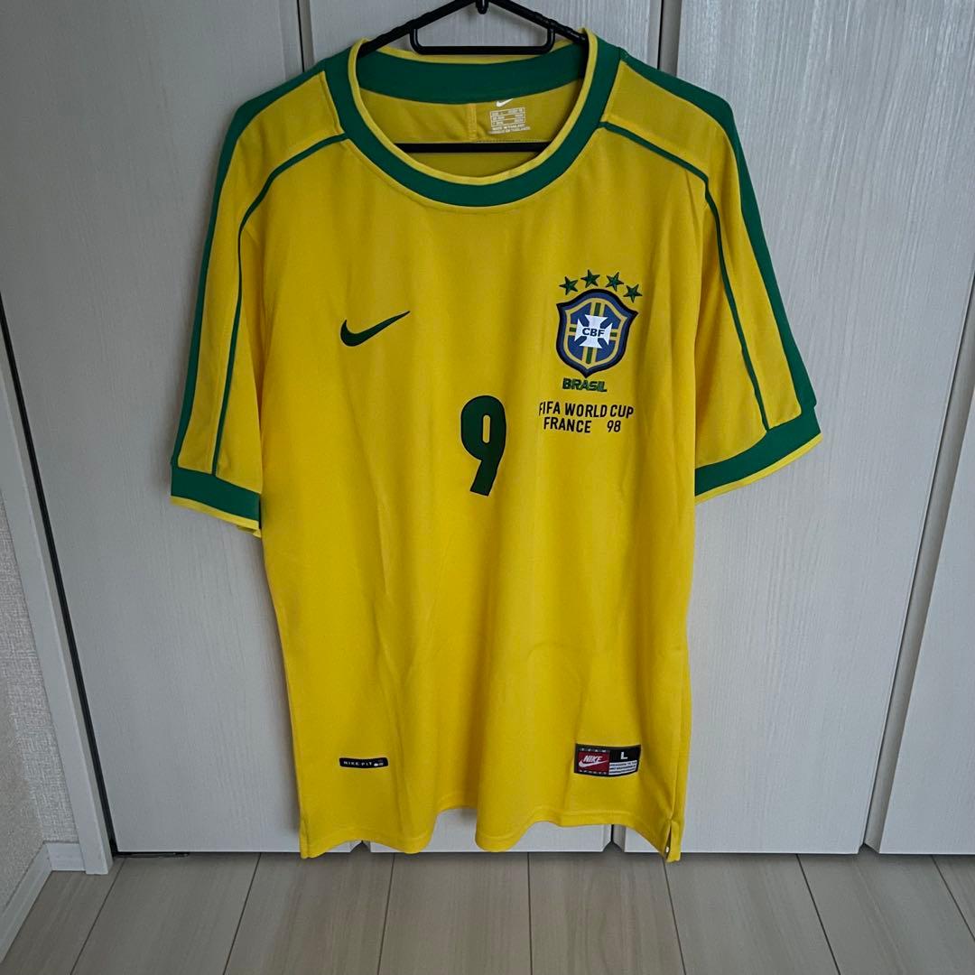 ブラジル1998ロナウドサッカーユニフォームNIKE ワールドカップ