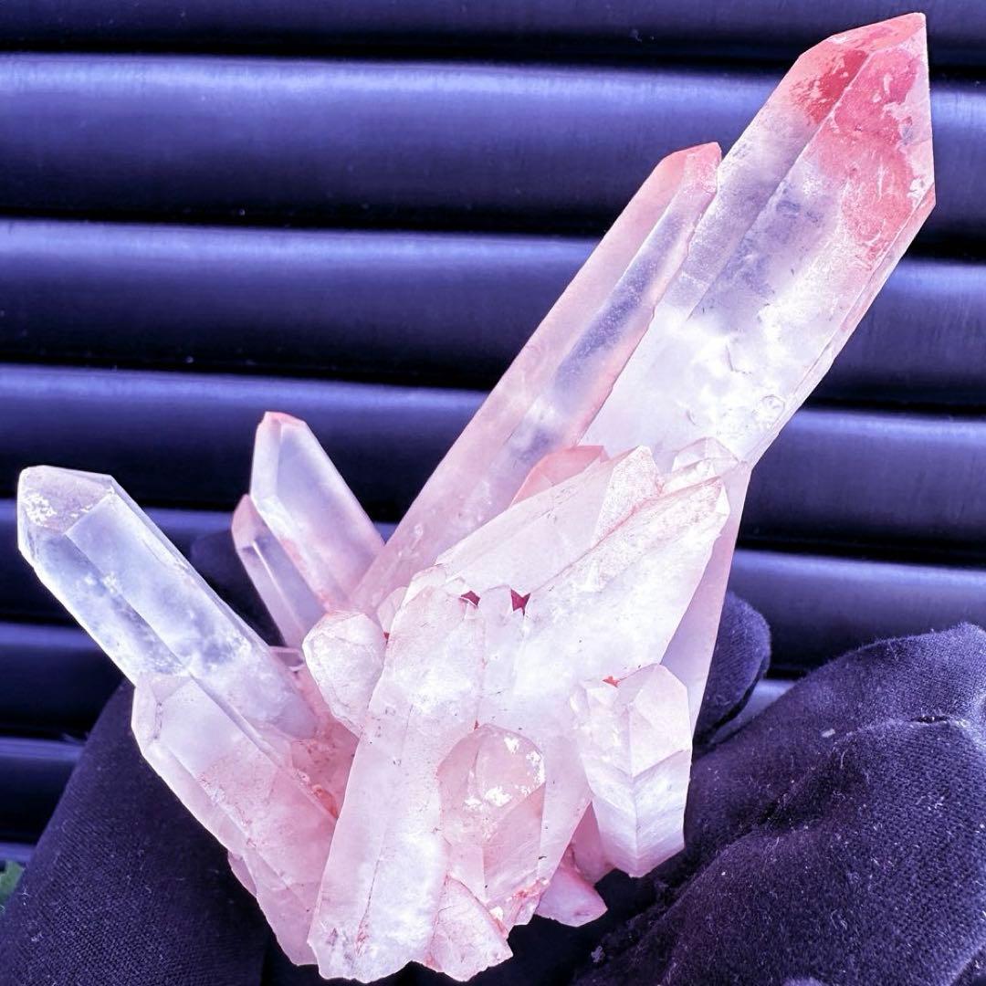 希少❗️絶品❗️超綺麗♡超強いパワー ピンクヒマラヤ クラスター水晶天然石A1535