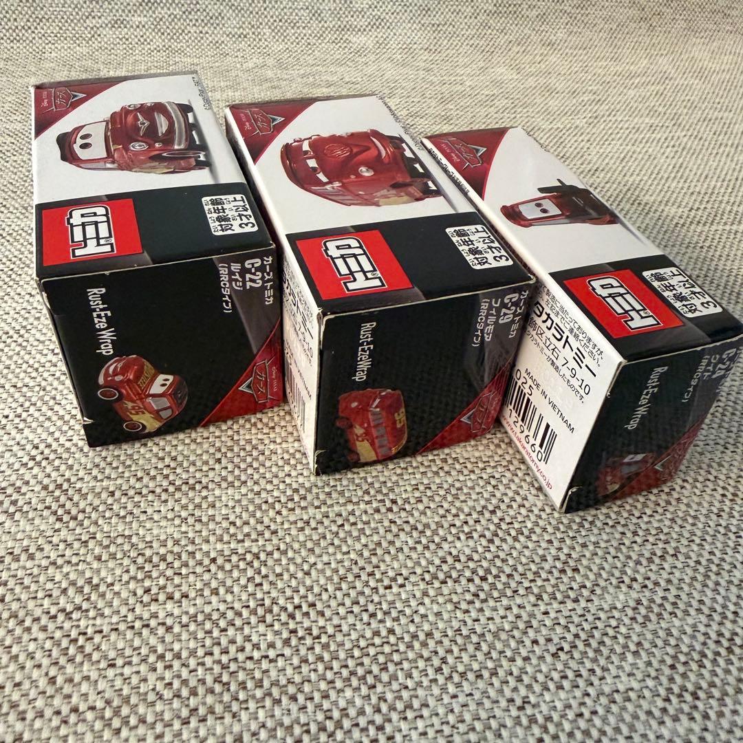 トミカ カーズ RRC フィルモア　グイド　ルイジ　3台セット