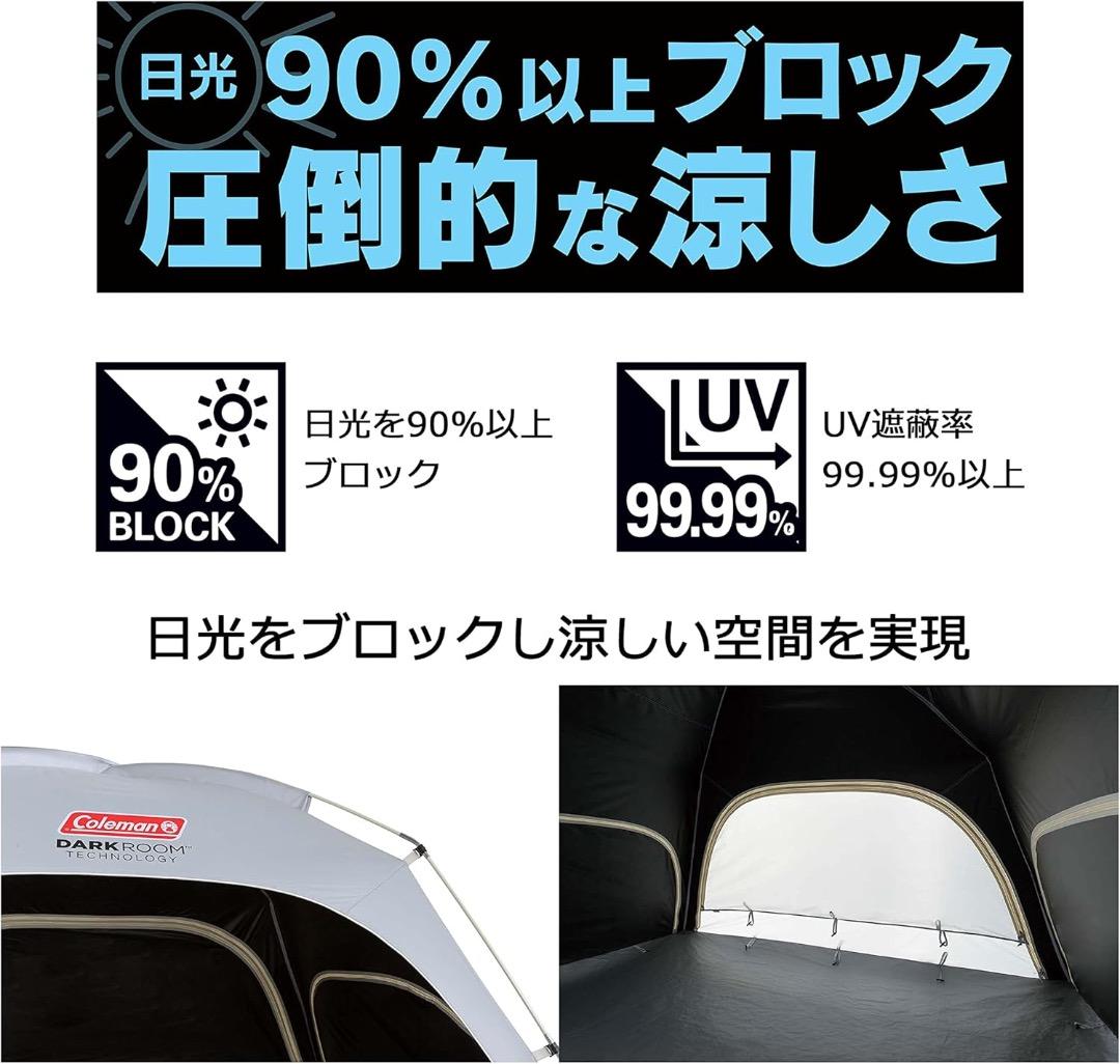未使用 :コールマン スクリーンIGシェード + DARKROOM テント