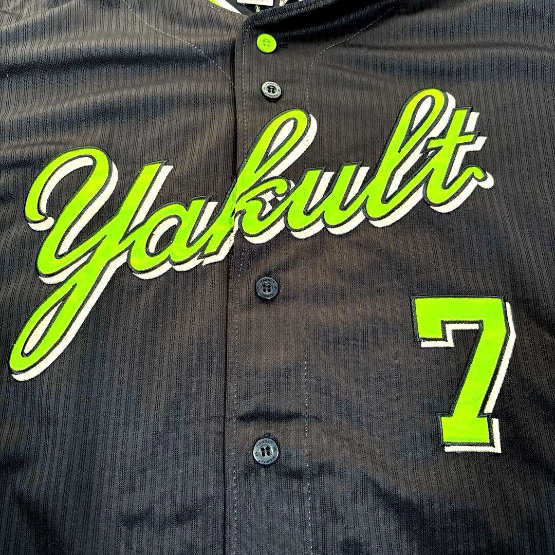 【美品】長岡秀樹　東京ヤクルトスワローズ　公式レプリカユニフォーム　XLサイズ