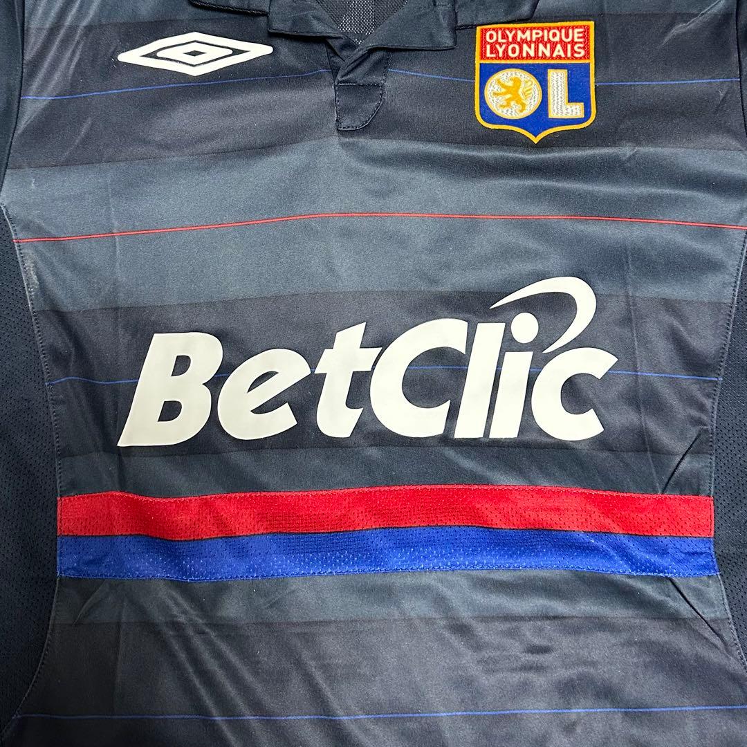 【Used】サッカーユニフォームオリンピック・リヨンPjanic 8 ネイビー