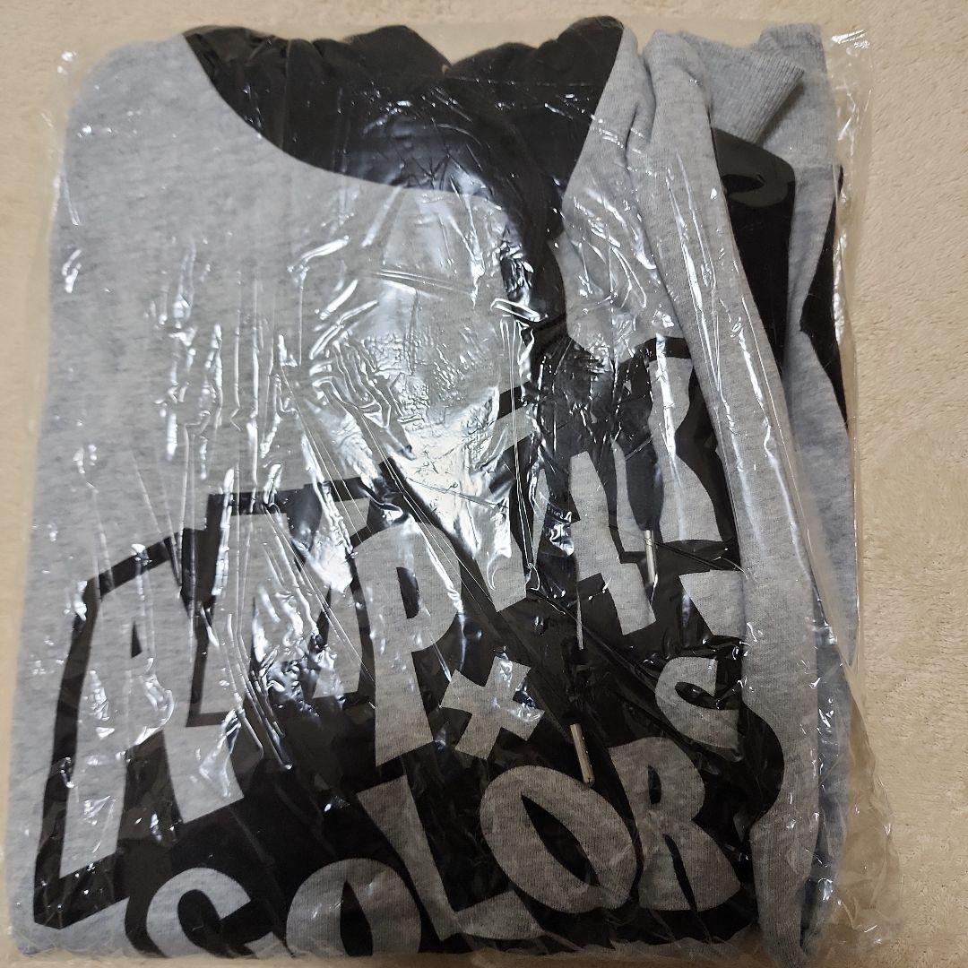 AMPTAKxCOLORS バイカラーパーカー BLACK×GRAY