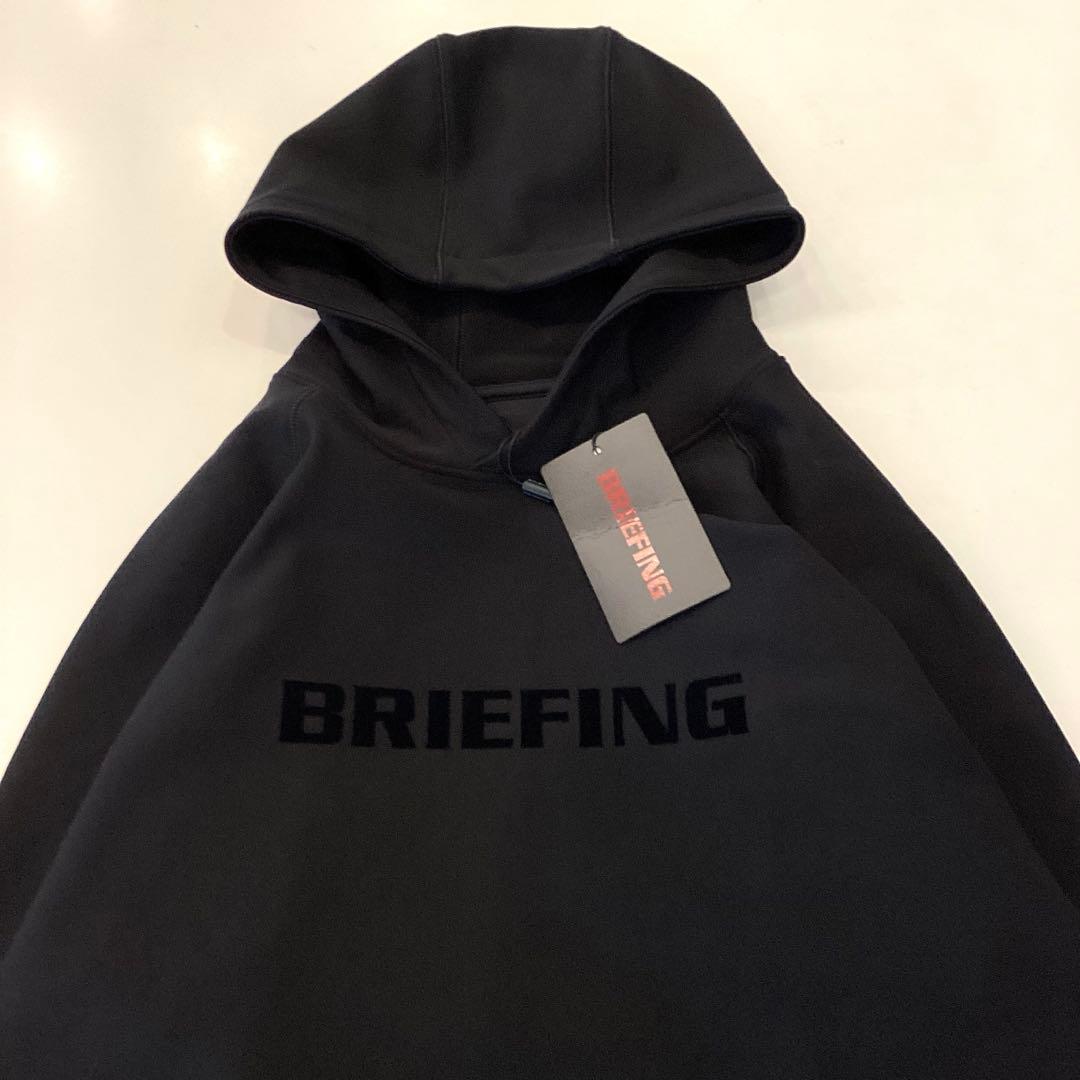 完売品　新品　BRIEFING MEN’S LOGO HOODIE ブラック　S