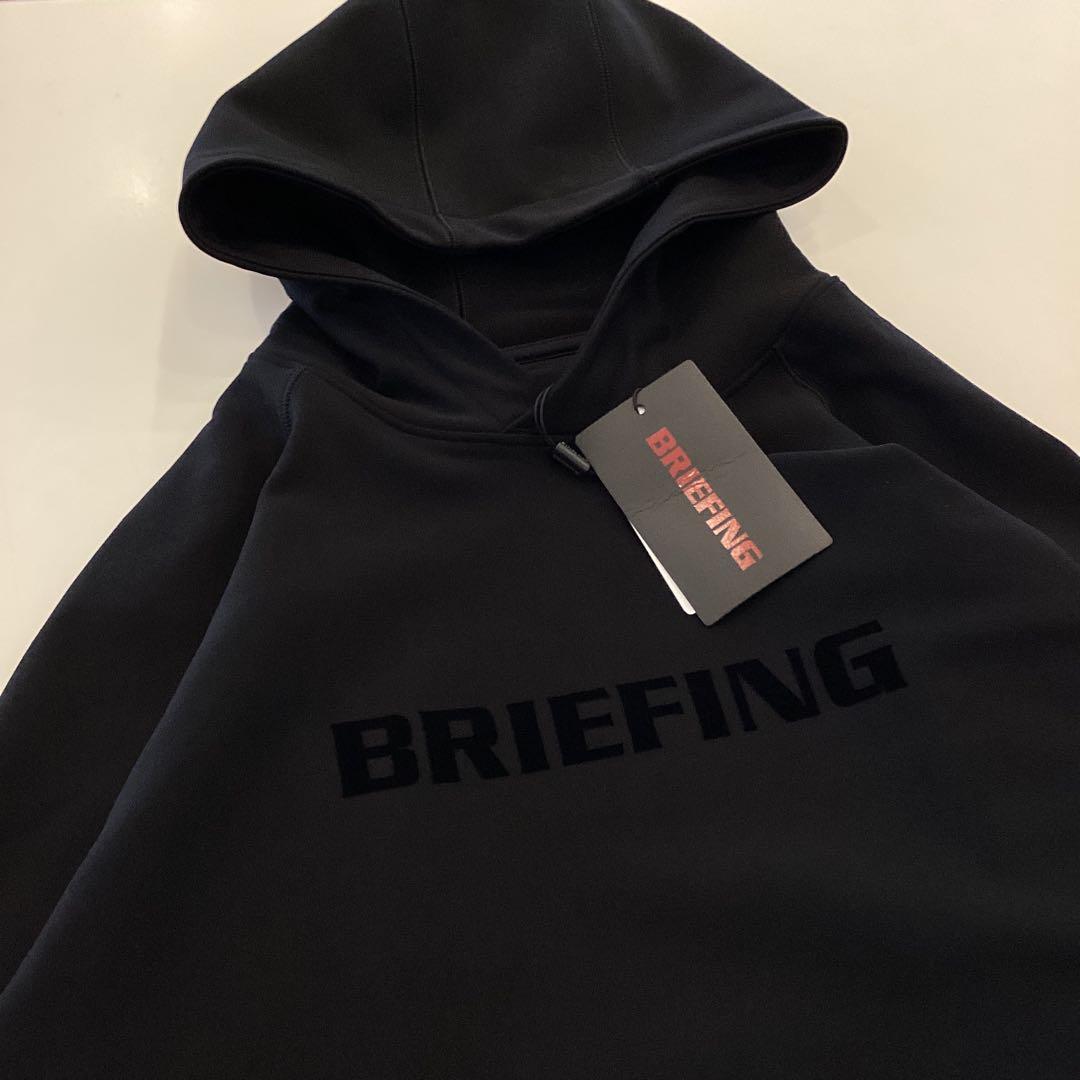 完売品　新品　BRIEFING MEN’S LOGO HOODIE ブラック　S