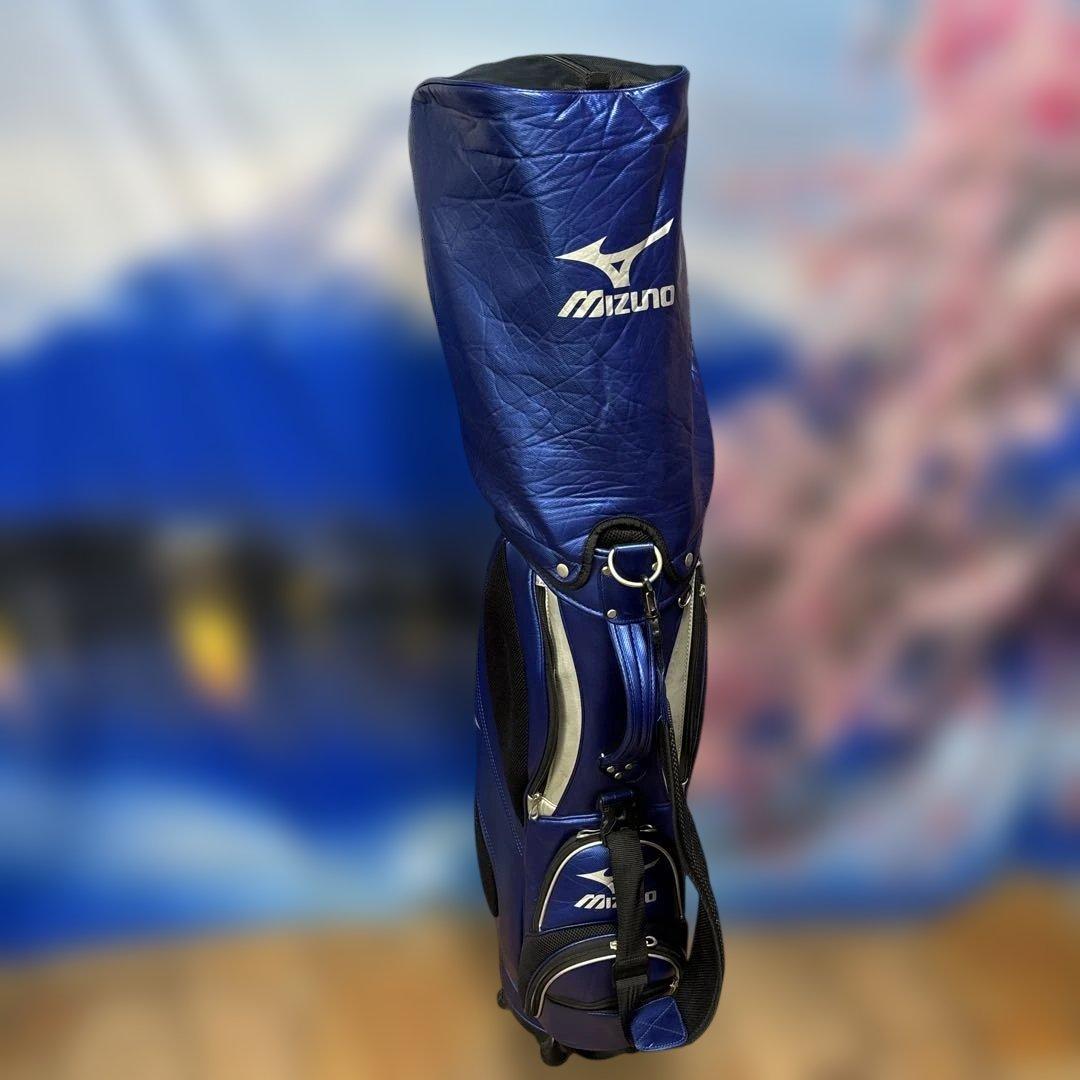 寶BX-1239 MIZUNO ミズノ キャディバッグ 軽量 ブルー
