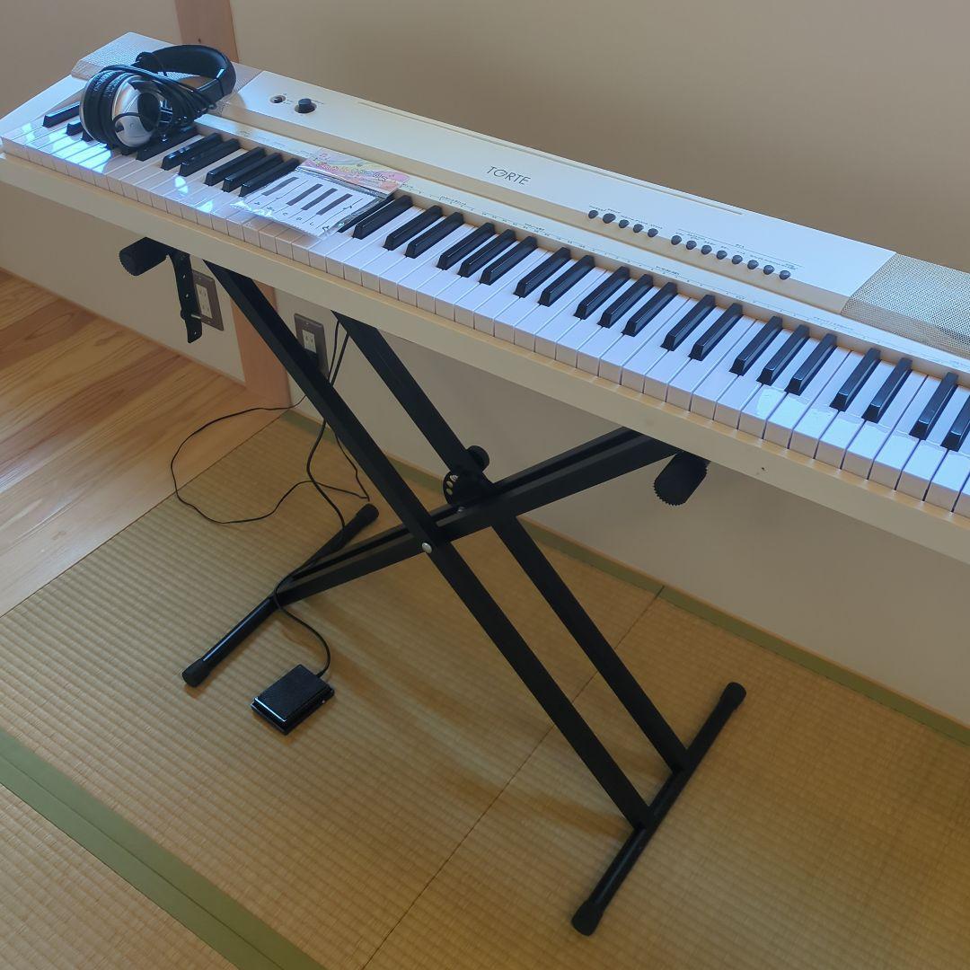 中古良品 電子ピアノ TDP-88TORTE スタンド付き さくら楽器 鍵盤楽器
