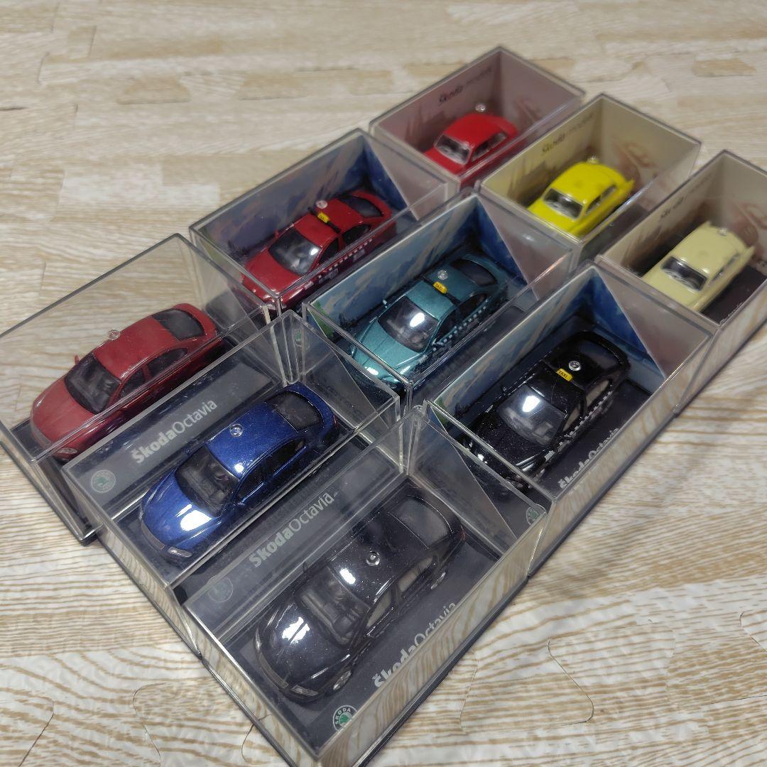 Škoda Octavia ① ミニカー 9台セット 1/72