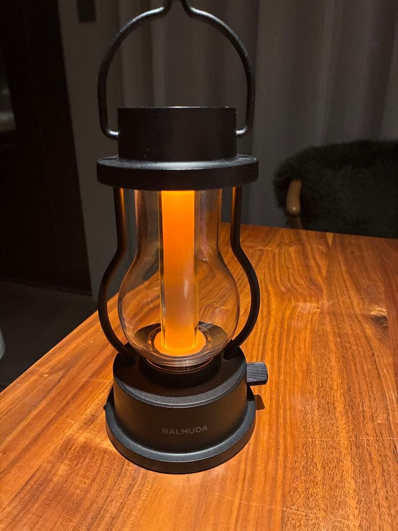BALMUDA ランタン ブラック 充電器付き