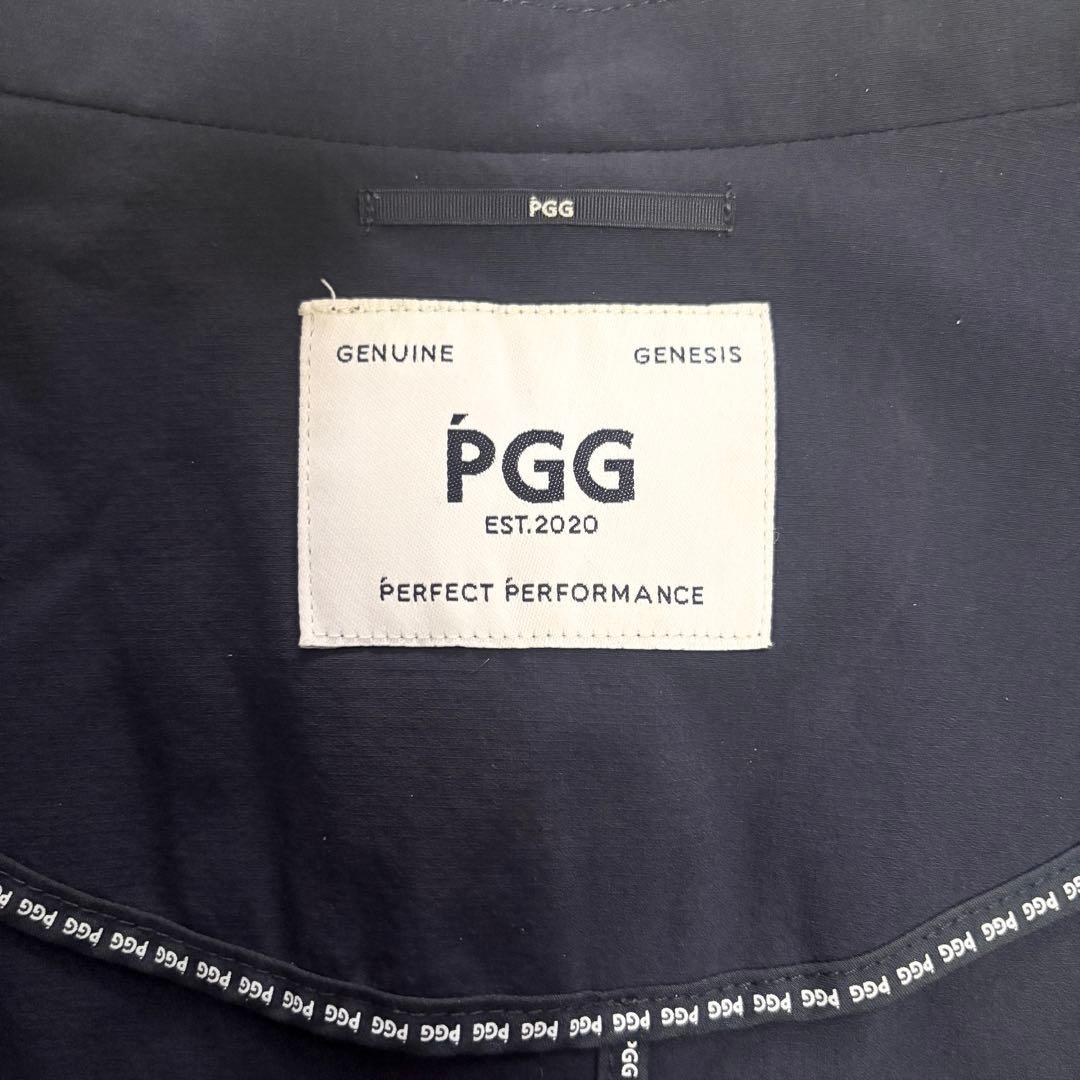 極美品 PGG パーリーゲイツ セットアップ ストレッチ ネイビー サイズ5 L