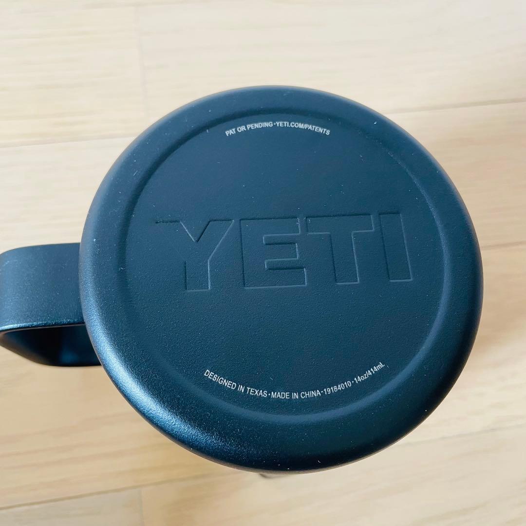 ほぼ未使用YETI Rambler 14 oz Mug ブラック　414ml