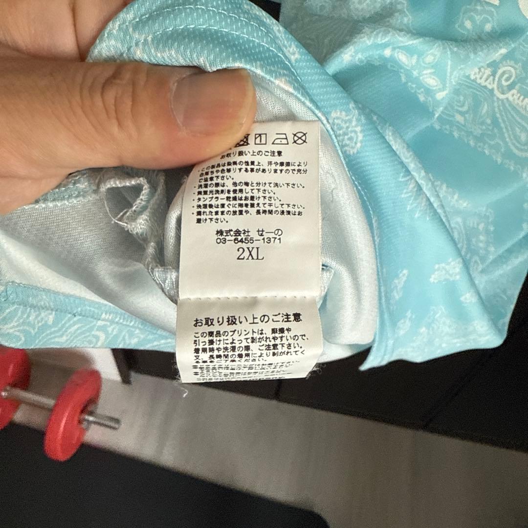 FR2GOLF ペイズリー ポロシャツ　　 XXL