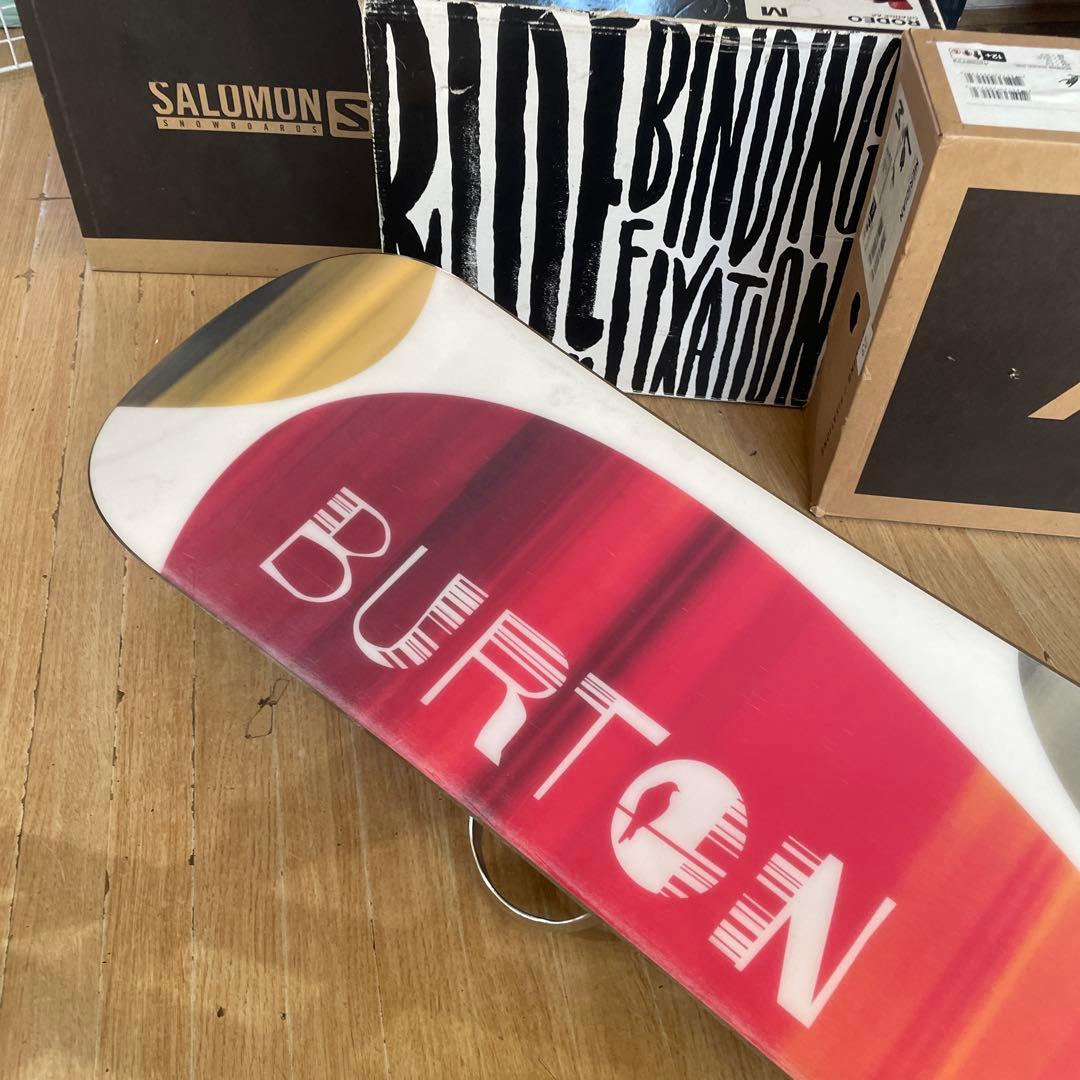 BURTON×STELLA　バートン　バインディング付　スノーボードセット