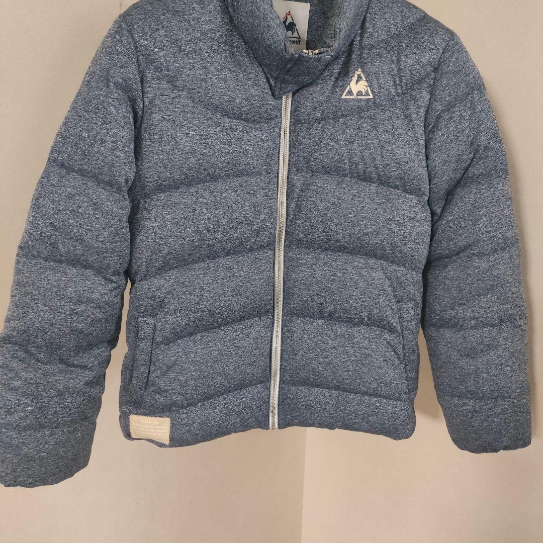 le coq sportif ダウンジャケット 杢ブルー